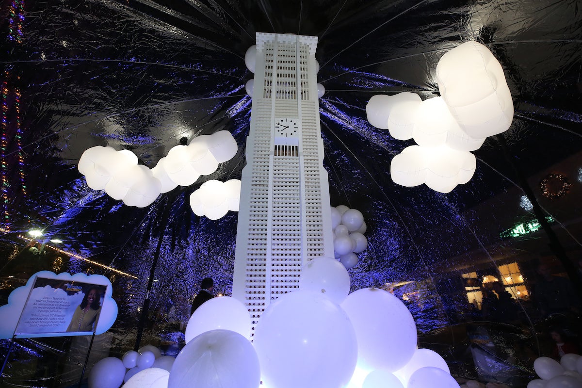 UCR adds snow globe experience to Festival of Lights Inside UCR UC